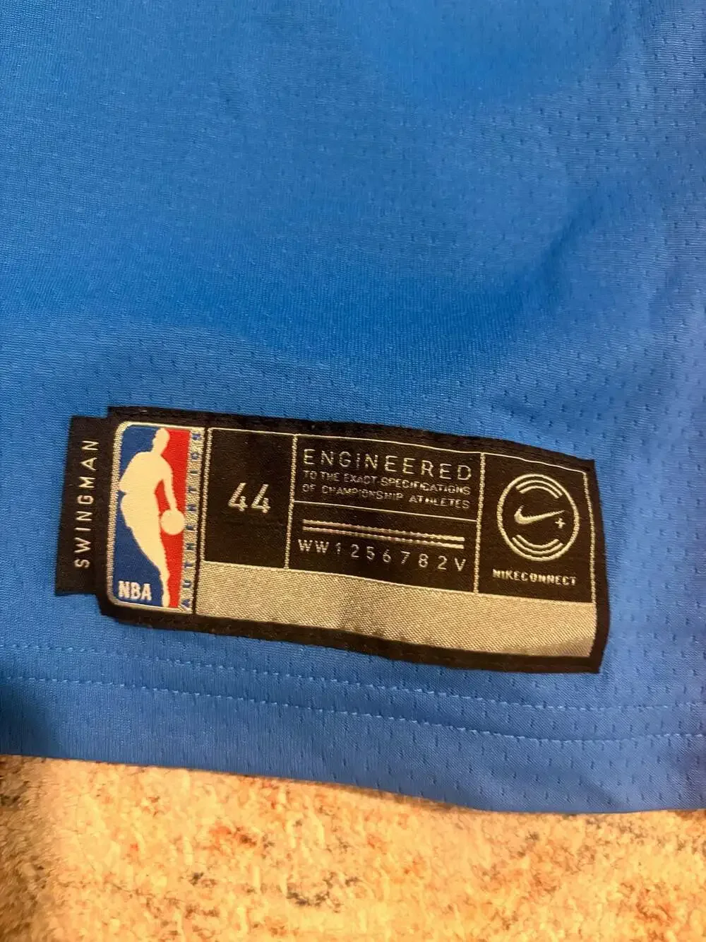 Nike Russell Westbrook Oklahoma City Thunder Icon Edition Swingman Jersey 44